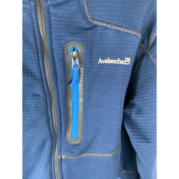 Avalanche Men’s Full-Zip Hoodie Sweatshirt Black Size Small - Picture 4 of 7